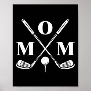 Grappige Par Tee Moeder Golf Bijpassende Golf Quot Poster