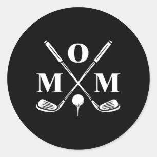 Grappige Par Tee Moeder Golf Overeenkomstige Golf Ronde Sticker