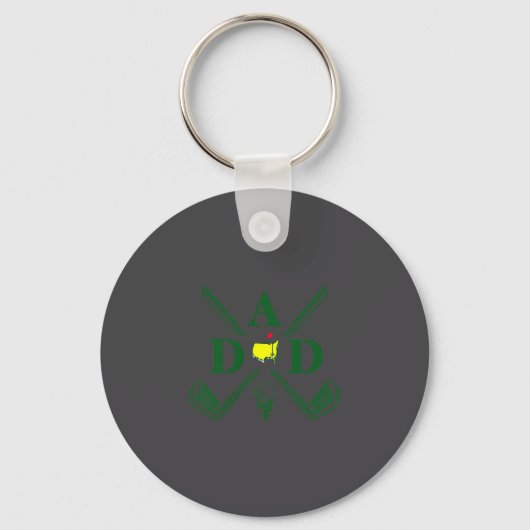 Grappige Par Vader Golf Bijpassende Golf Quote Fee Sleutelhanger (Voorkant)
