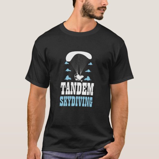 Grappige parachutespringen parachute parachutist s t-shirt (Voorkant)