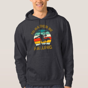 Grappige parachutespringen vintage extreme sport p hoodie