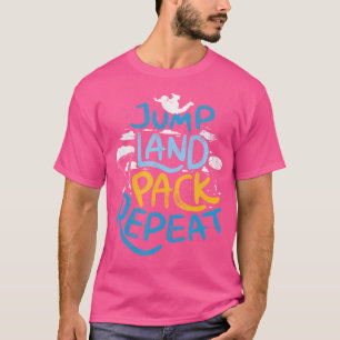 Grappige Parachuting Lover Graphic voor vrouwen en T-shirt