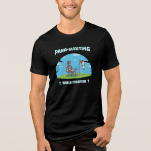 Grappige Paragliding Para-Wachten Wereldkampioen P Tri-Blend Shirt