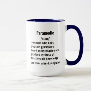 Grappige Paramedic Definition geschenken voor mann Mok