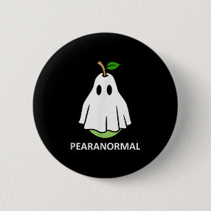 Grappige Parel Normale Cute Geest Parel Halloween  Ronde Button 5,7 Cm