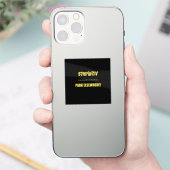 Grappige parkeer grap voor gehandicapten sticker (Telefoon)