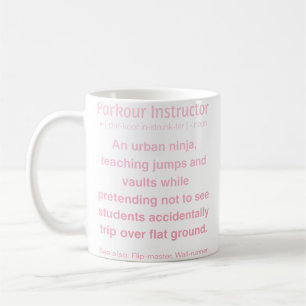 Grappige Parkour Instructeur Koffiemok