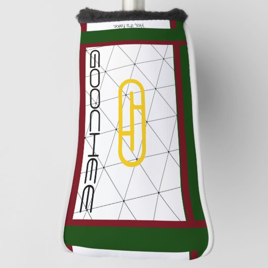 Grappige parodie nep designer merk goochee golfheadcover (Draai 90)