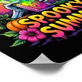 Grappige partij Spooky Summer Drinken Summerween V Poster (Hoek)