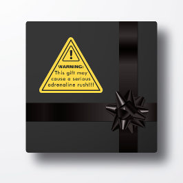 Grappige Partij Waarschuwingssticker | Gele Waarsc Sticker
