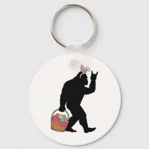 Grappige Pasen Bigfoot Eieren Kostuum Bunny Bigfoo Sleutelhanger