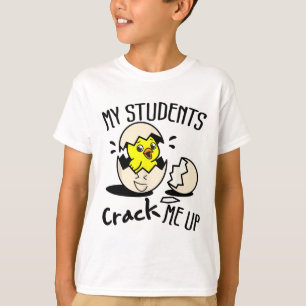 Grappige Pasen Dag Ei Kuiken Leraar Mijn Studenten T-shirt