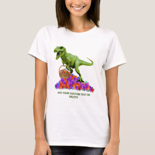 Grappige Pasen Dinosaurus Trex Paasei T-shirt