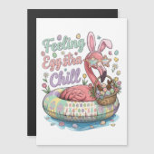 Grappige Pasen Flamingo Gevoel Eggstra Chille Cute (Voorkant / Achterkant)