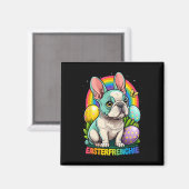 Grappige Pasen Franse Bulldog Easterfrenchie Schat Magneet (Voorkant / Achterkant)
