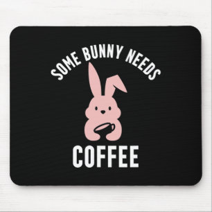 Grappige Pasen Grappen, Schattige Konijn Koffie Li Muismat