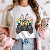 Grappige Pasen Pixel Art Bunny Controller T-shirt