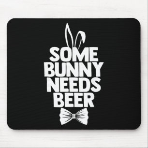Grappige Pasen T-shirt Mannen Sommige Bunny Heeft Muismat