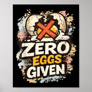 Grappige Pasen Volwassene Quote Edgy Sarcastische  Poster