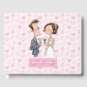 Grappige Passen getrouwd Humor bruiloft gastenboek (Voorkant)