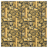 Grappige pasta print noedels patroon stof (Swatch)