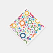 Grappige pastel Donut Servet (Hoek)