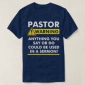 Grappige Pastor Bijbelse Kleding Voor Volwassenen  T-shirt (Design voorkant)