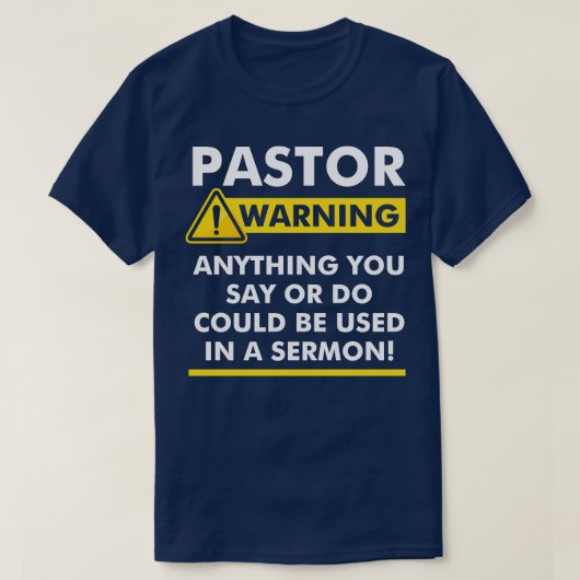Grappige Pastor Bijbelse Kleding Voor Volwassenen  T-shirt (Design voorkant)