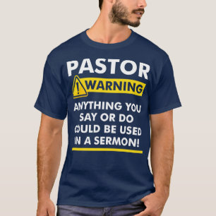 Grappige Pastor Bijbelse Kleding Voor Volwassenen T-shirt
