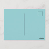 Grappige patchwork varken in bloementuin briefkaart (Achterkant)