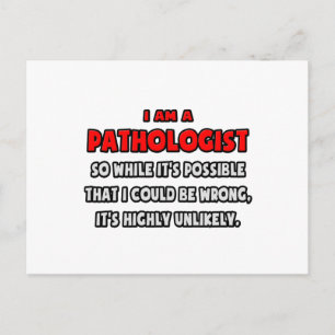 Grappige patholoog.. Zeer onwaarschijnlijk Briefkaart
