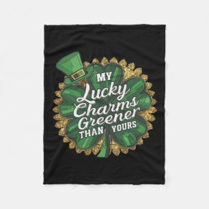 Grappige patricks day mijn geluksbrenger groener d fleece deken