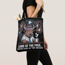 Grappige Patriotische Bizon Moe Office Medewerker