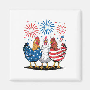 Grappige Patriotistische Kippen Usa Vlag 4 Juli Ch Magneet