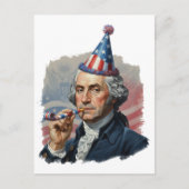 Grappige Patriottische 4 juli Viering Briefkaart (Voorkant)