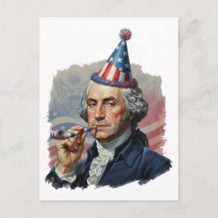 Grappige Patriottische 4 juli Viering Briefkaart