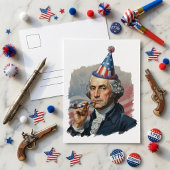 Grappige Patriottische 4 juli Viering Briefkaart