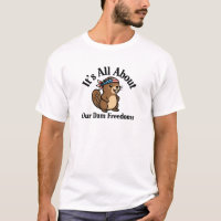 Grappige Patriottische Bever - Grappige 4 juli