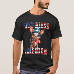 Grappige Patriottische Chihuahua T-shirt