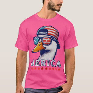 Grappige patriottische eendenliefhebbers 4 juli Gr T-shirt
