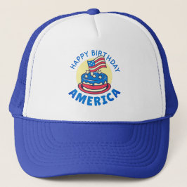 Grappige Patriottische Groet USA Land Trucker Pet