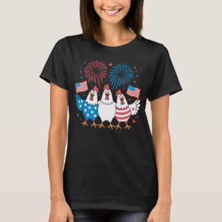 Grappige Patriottische Kippen VS Vlag 4 juli T-shirt