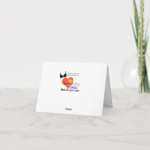 Grappige Patriottische No Bra Day Wenskaart Kaart (Achterkant)