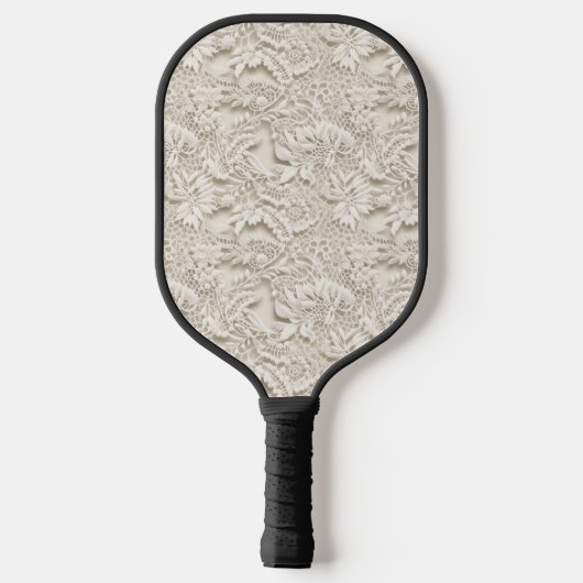 Grappige Pauw Dragen Zonnebril Bloemenveter Pickleball Paddle (Achterkant)