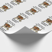 Grappige Pauwspinnector Cadeaupapier (Hoek)