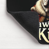 Grappige Pawesome Engelse Bulldog Koning Hond Kuns Muismat (Hoek)