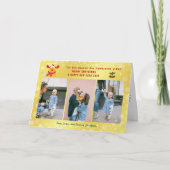 Grappige pawsitive Rudolph minimalistische elegant Feestdagen Kaart (Voorkant)