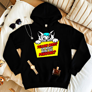 Grappige Pawsome Kat Gele Kaart - Kat Moeder Sport Hoodie