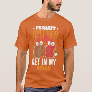 Grappige PbJ-spreuk PNJ Pindakaas en Jam grappig T-shirt