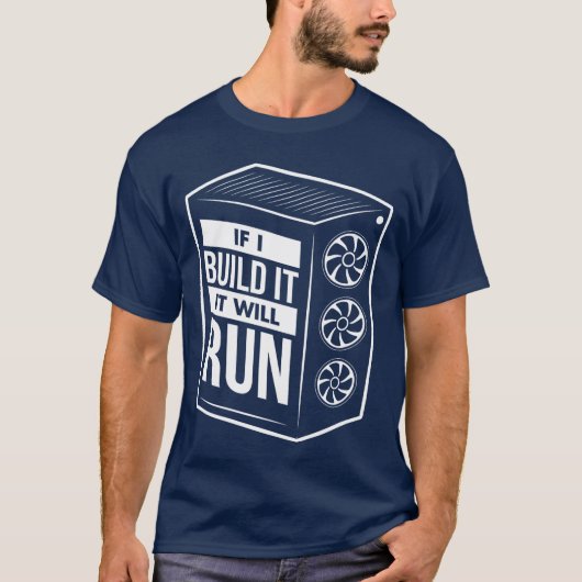 Grappige PC-bouwer Computerbouwer PC-gamer Cadeau  T-shirt (Voorkant)
